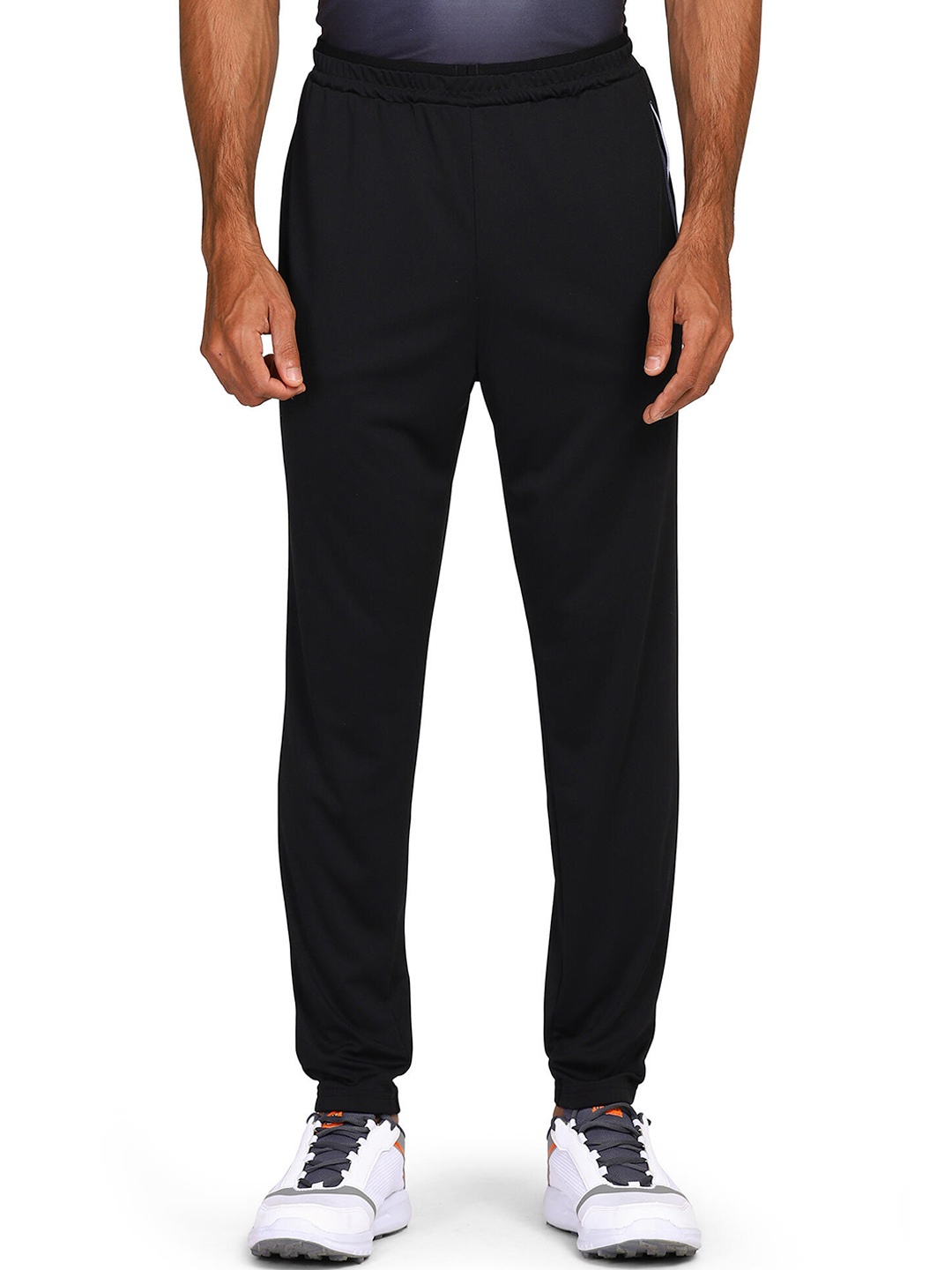 

FLX By Decathlon Men Black Tapered Fit Quick Dry Cricket Track Pants