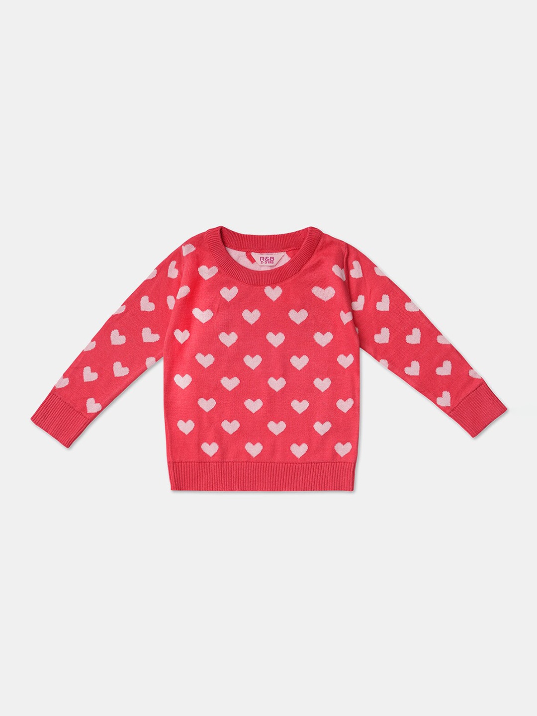 

R&B Girls Fuchsia Printed Sweatshirt