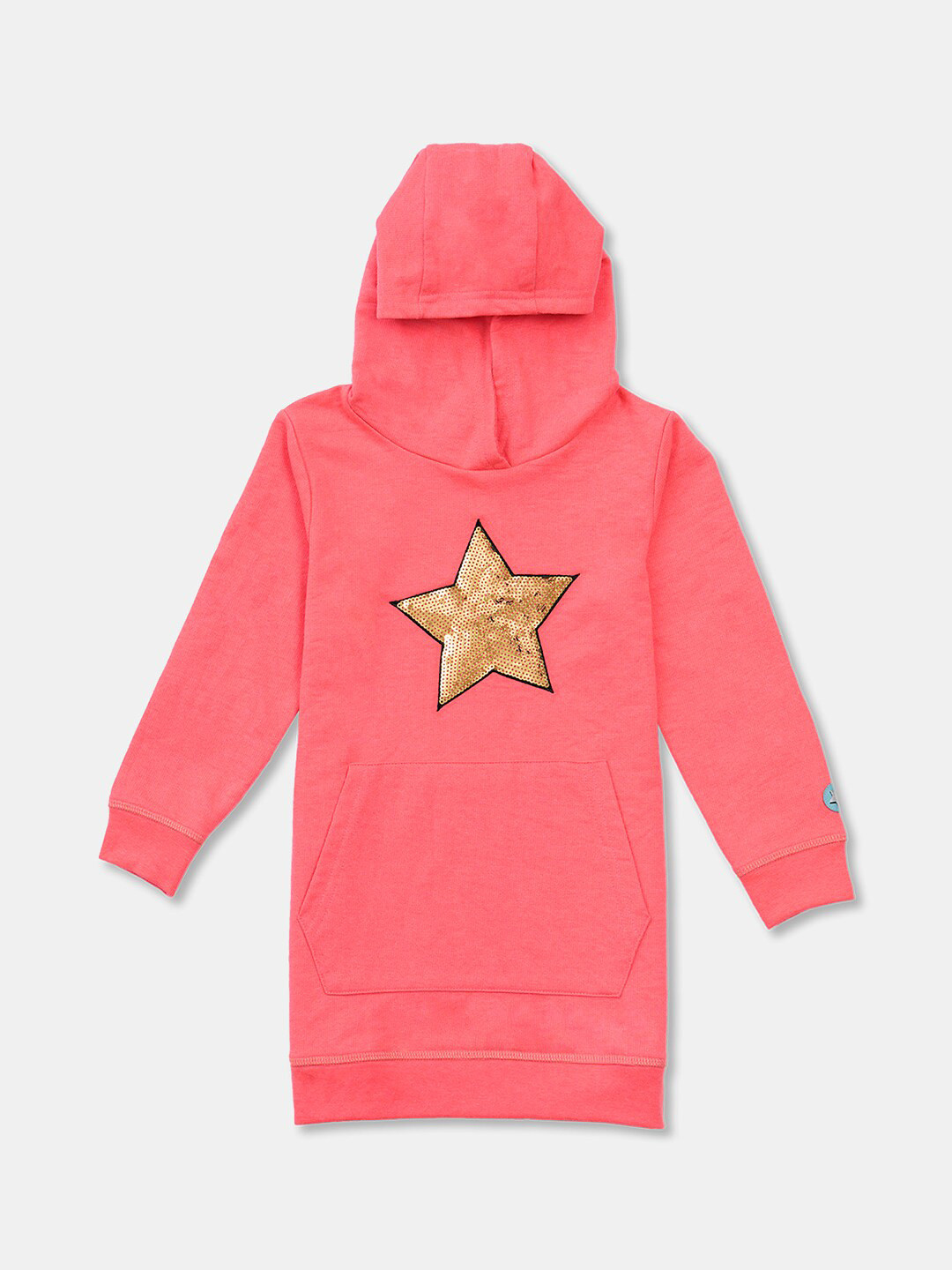 

R&B Kids-Girls Pink Hooded Sweatshirt