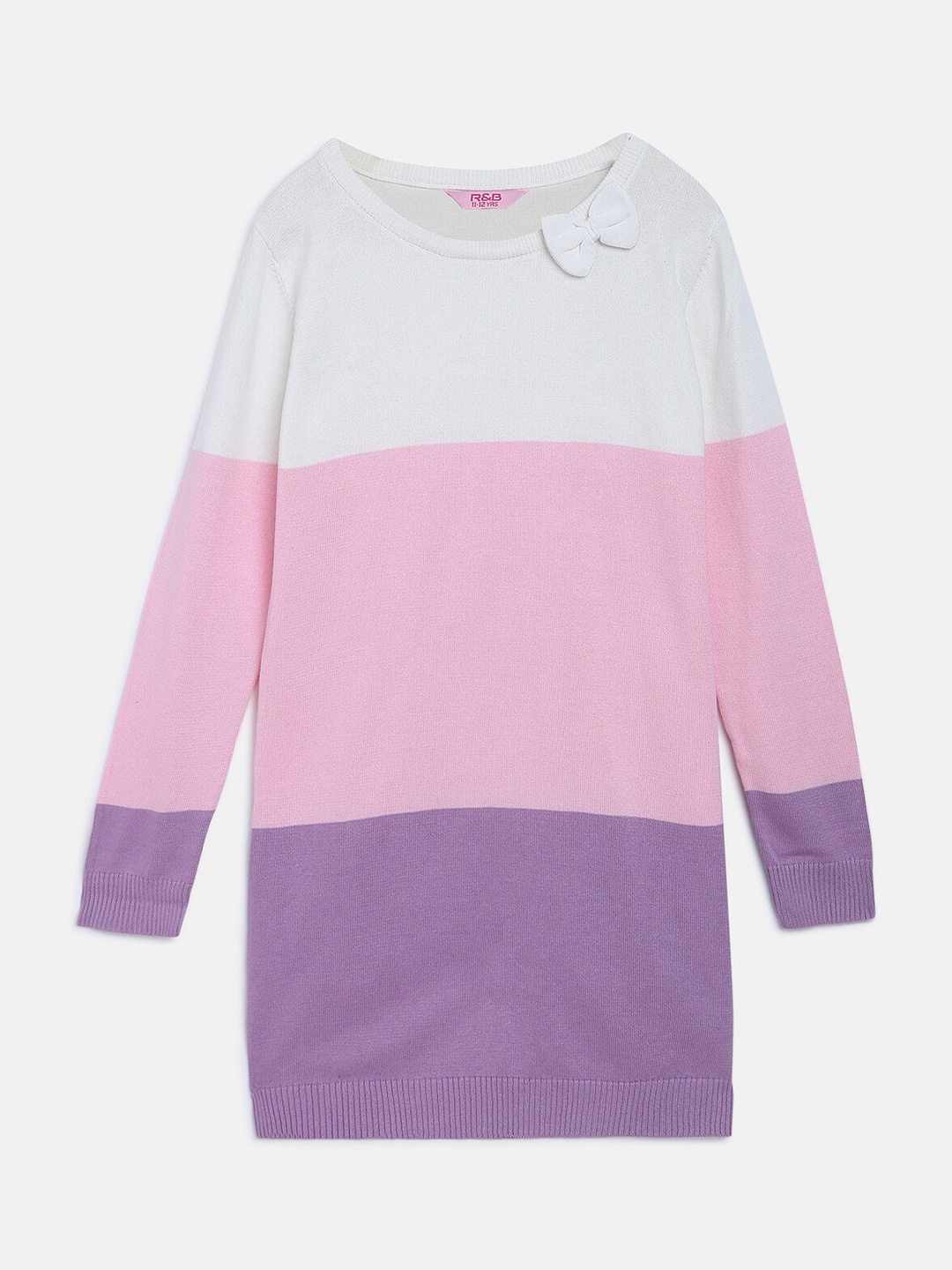 

R&B Multicoloured Colourblocked Sweater Mini Dress, Multi