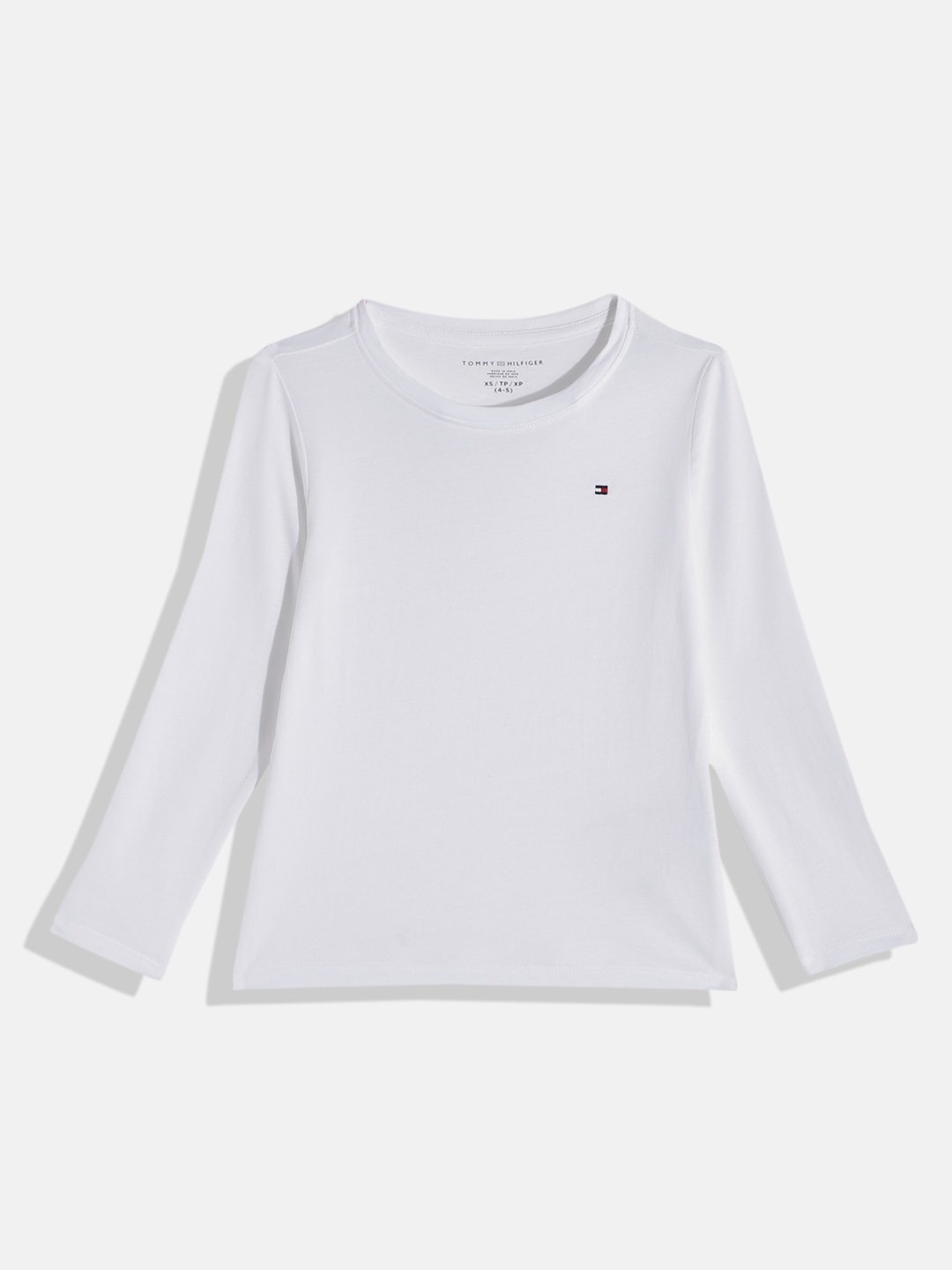 

Tommy Hilfiger Girls White Pure Cotton T-shirt