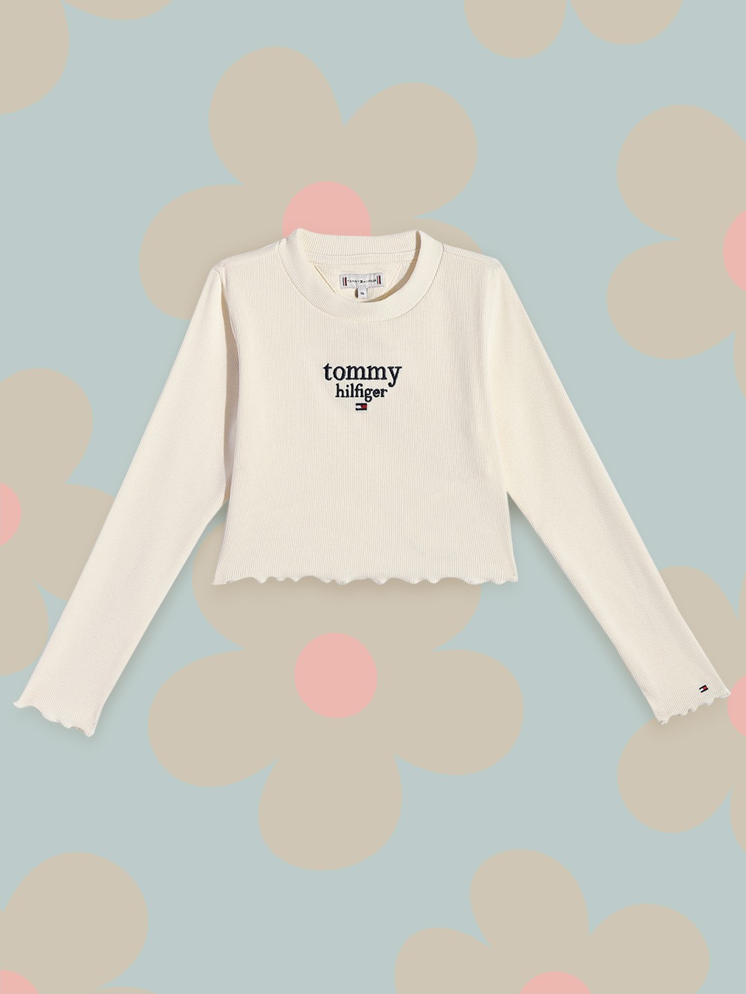 

Tommy Hilfiger Girls Off-White Printed Top