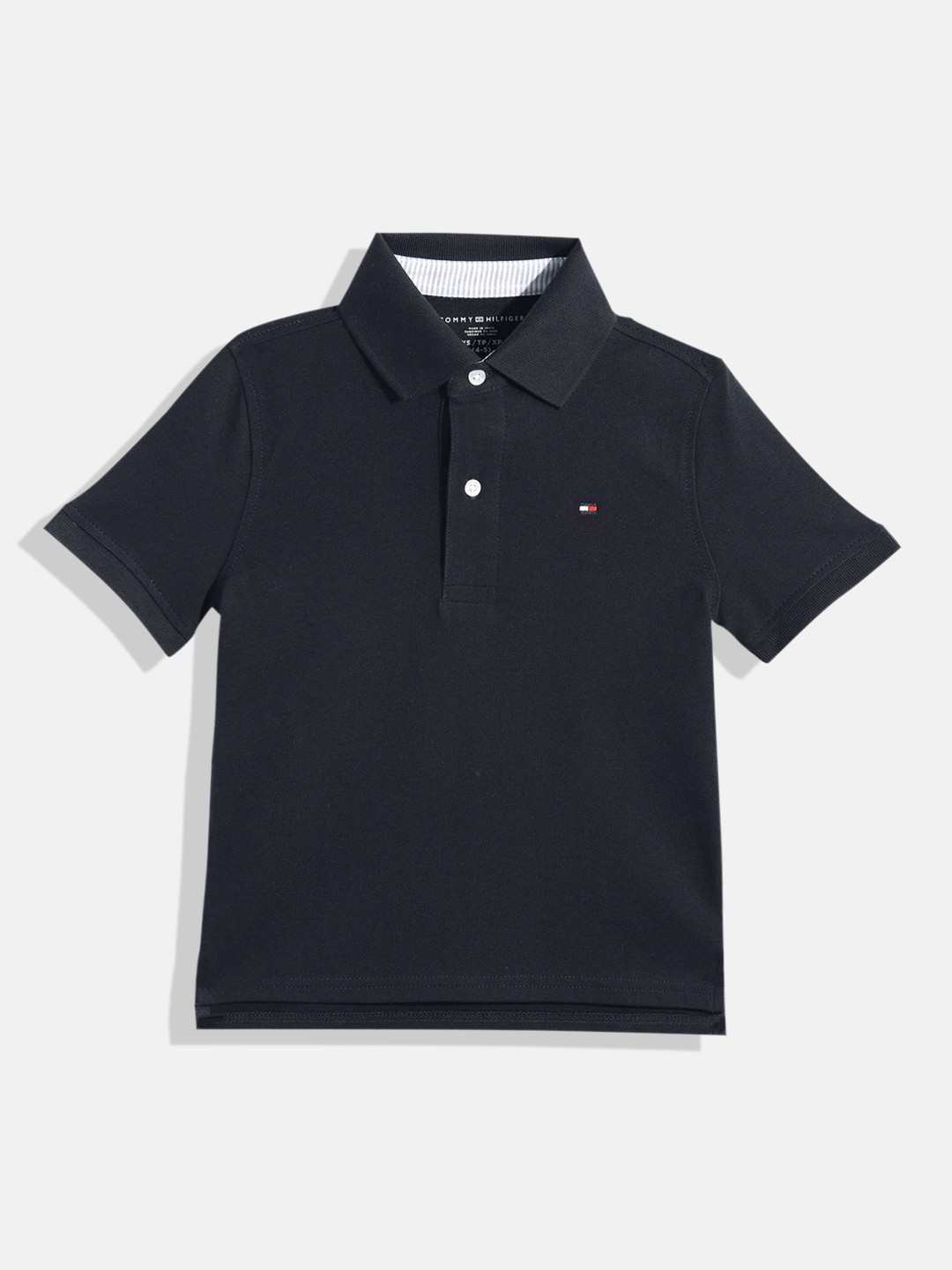 

Tommy Hilfiger Boys Navy Blue Polo Collar T-shirt