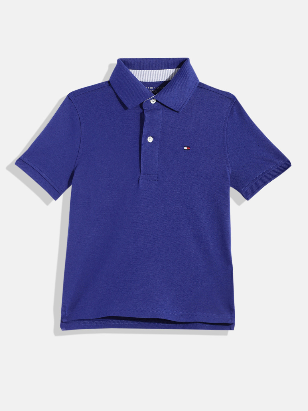 

Tommy Hilfiger Boys Blue Polo Collar T-shirt