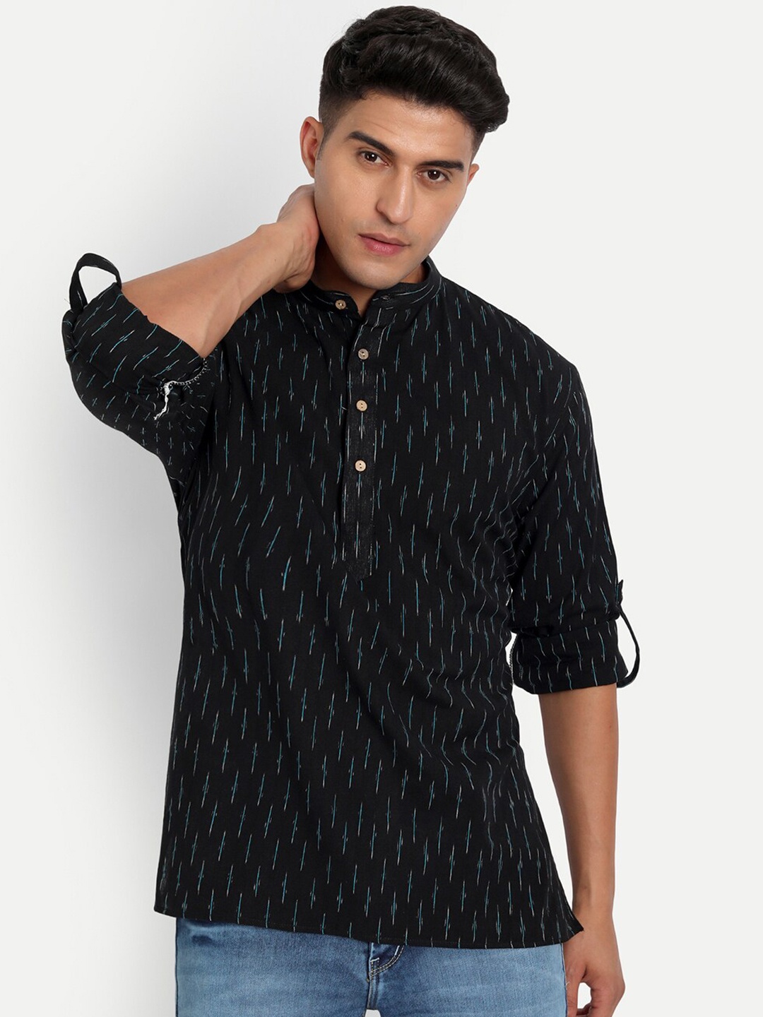 

Aashima Wahal Men Black Kurta