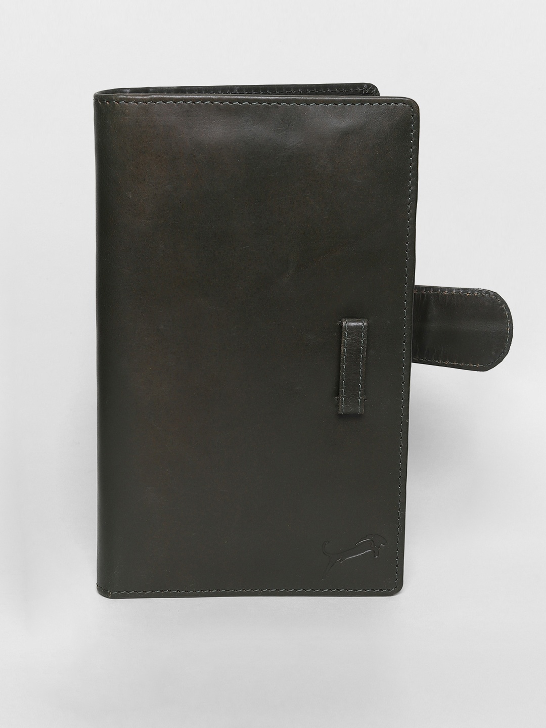 

WILD EDGE Men Green Leather Two Fold Wallet