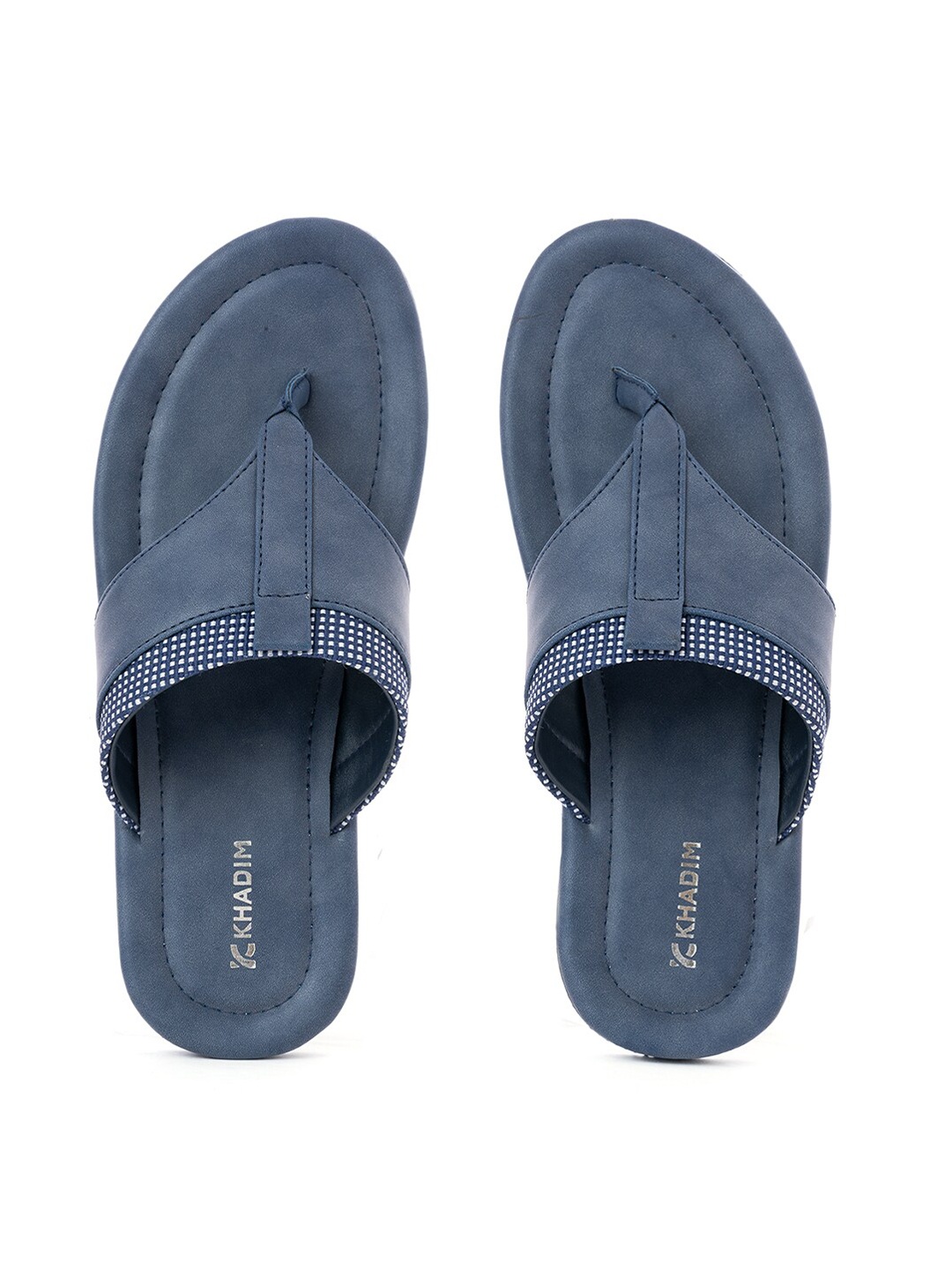 

Khadims Men's Blue Thong Flip-Flops