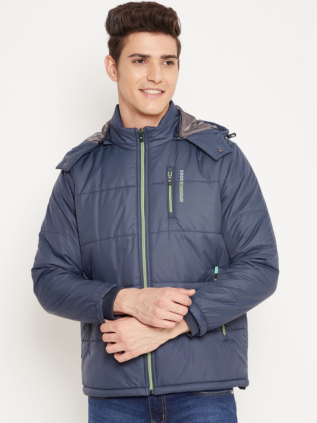 

Duke Men Blue Padded Jacket