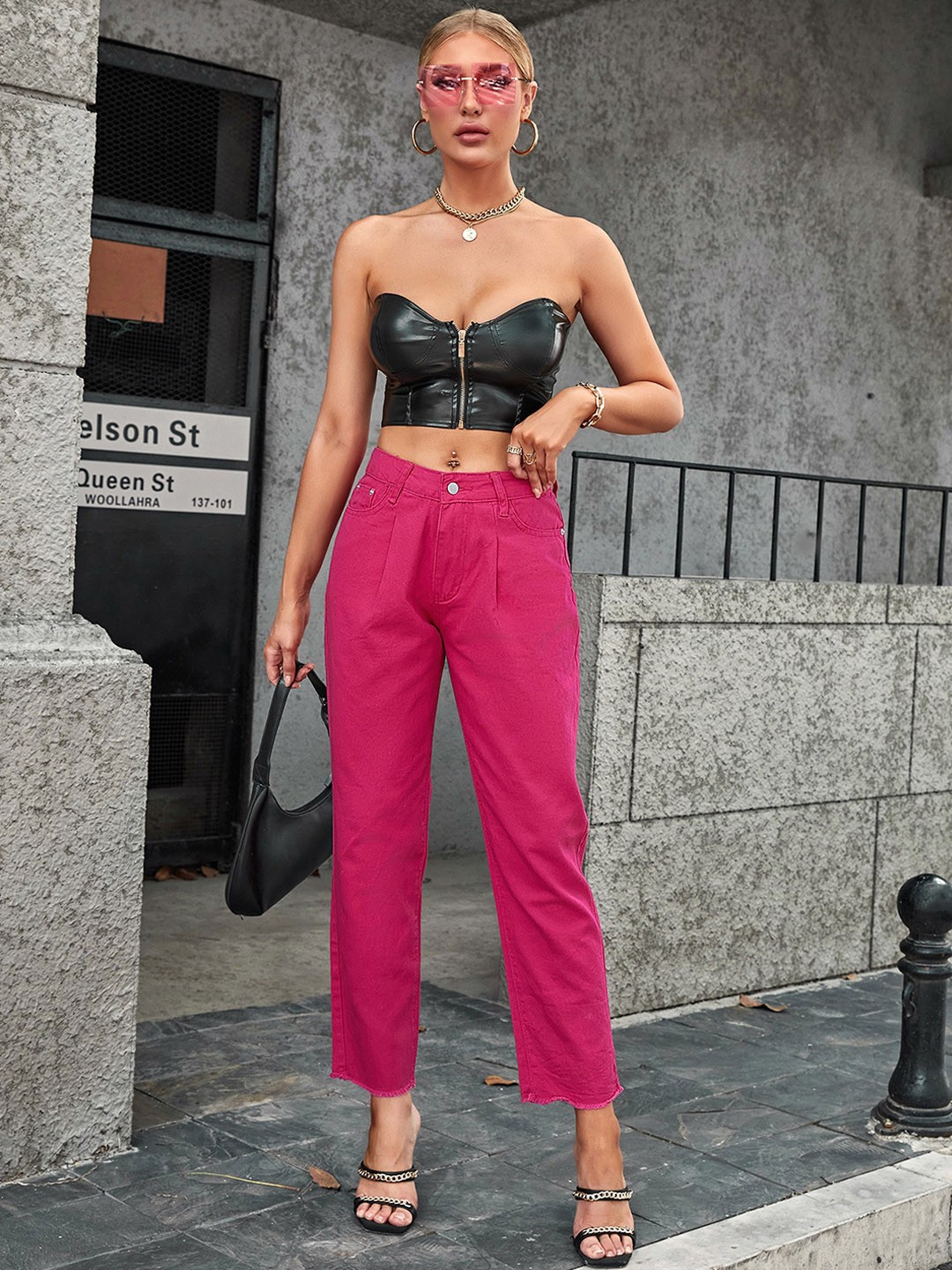 

BoStreet Women Pink Jeans