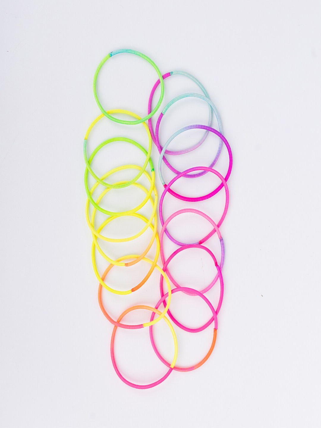 

Jewelz Girls Green & Pink Ponytail Holders