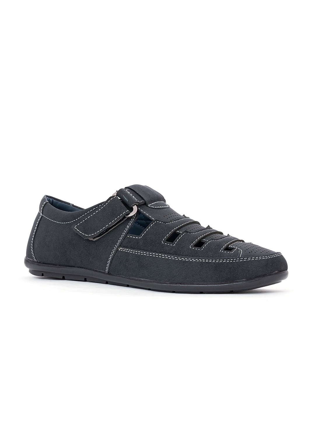 

Khadims Men Grey Shoe-Style Sandals