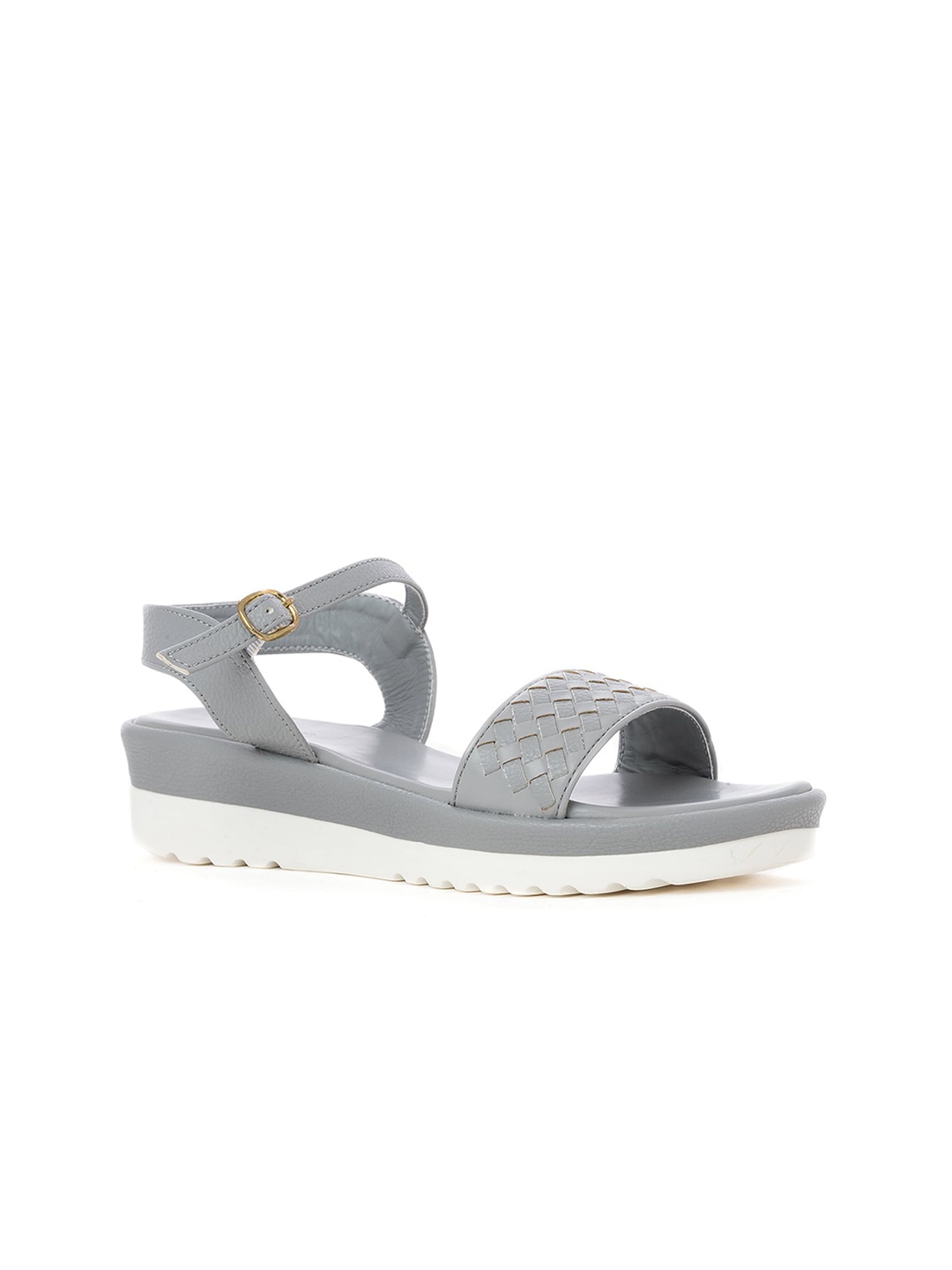 

Khadims Women Grey Solid Comfort Heels