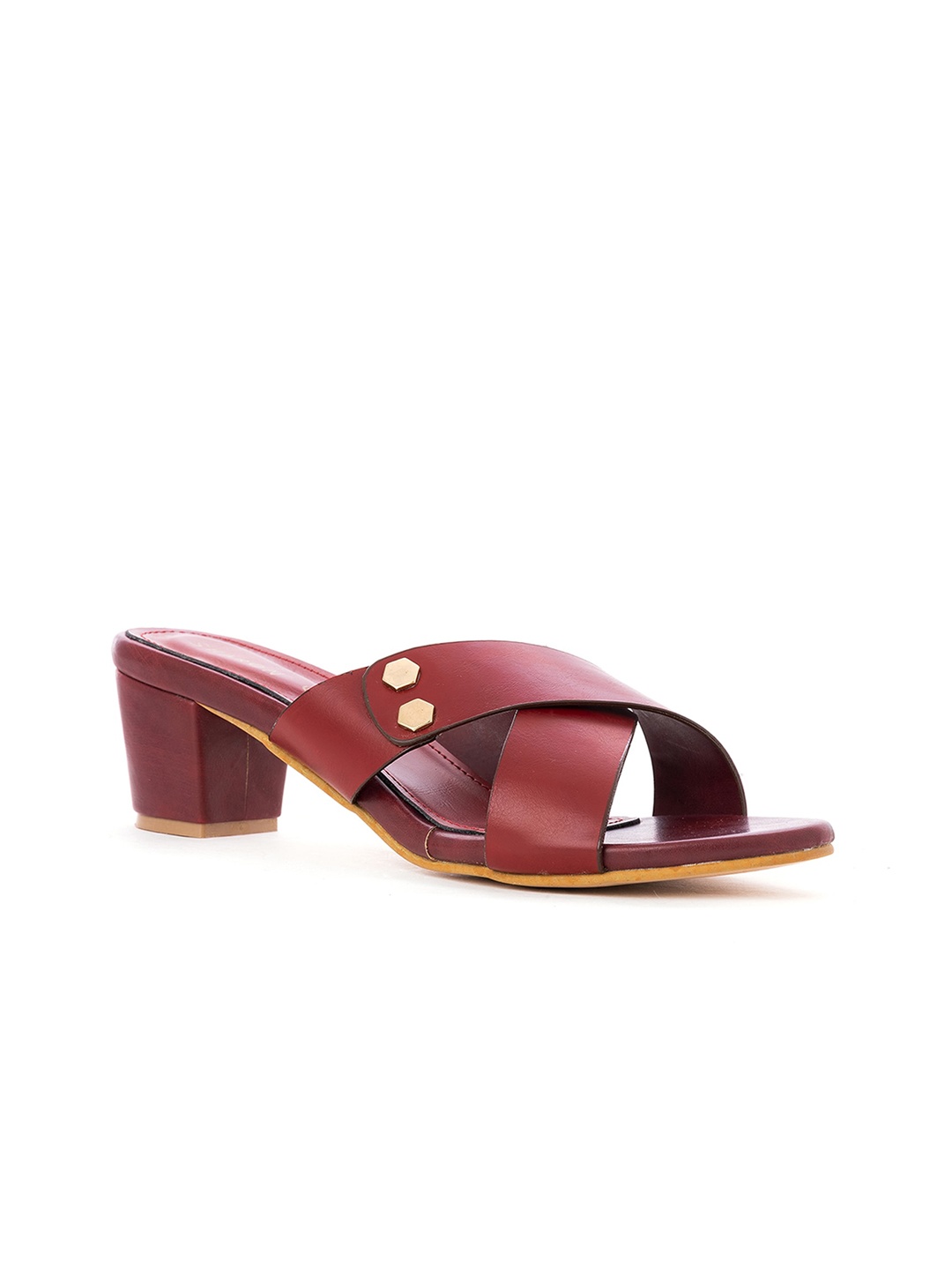 

Khadims Maroon Block Heels