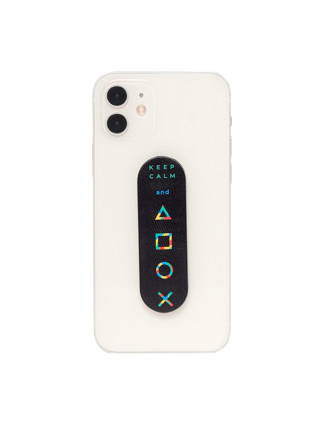

Bewakoof White & Black Printed Gamer Calm B-Grippy Mobile Holder