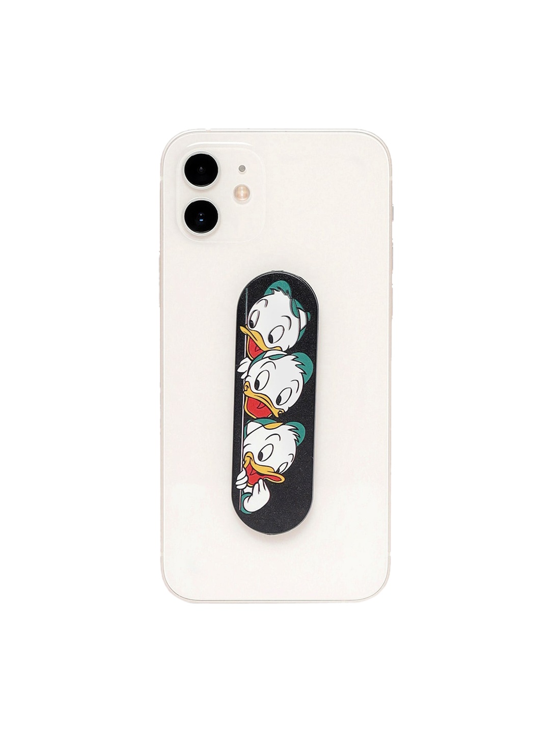 

Bewakoof White & Black Printed Side Ducks B-Grippy Mobile Holder