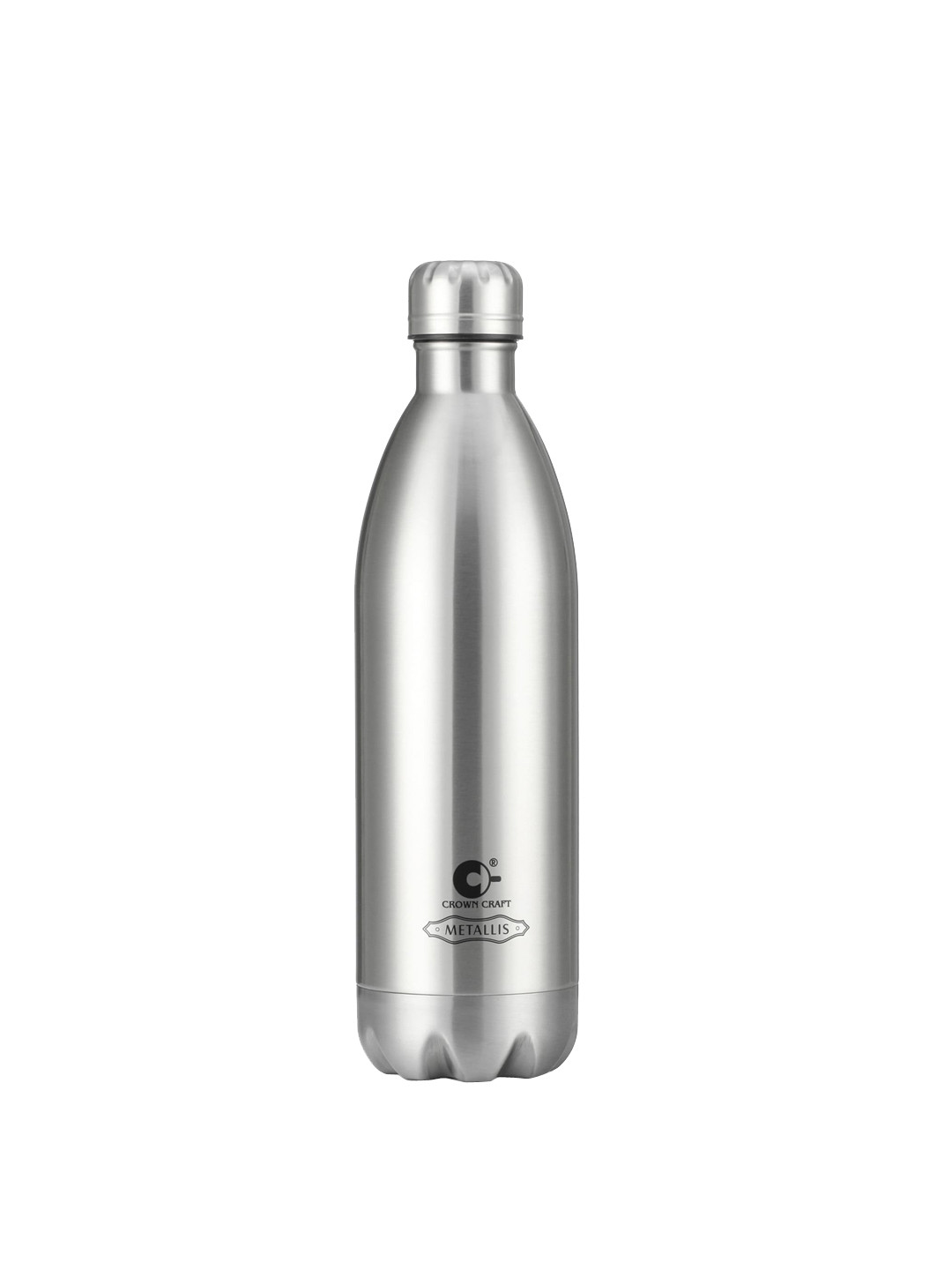 

Crown Craft Silver-Toned Thermosteel Bottle Hot Vacuum Insulated 1L