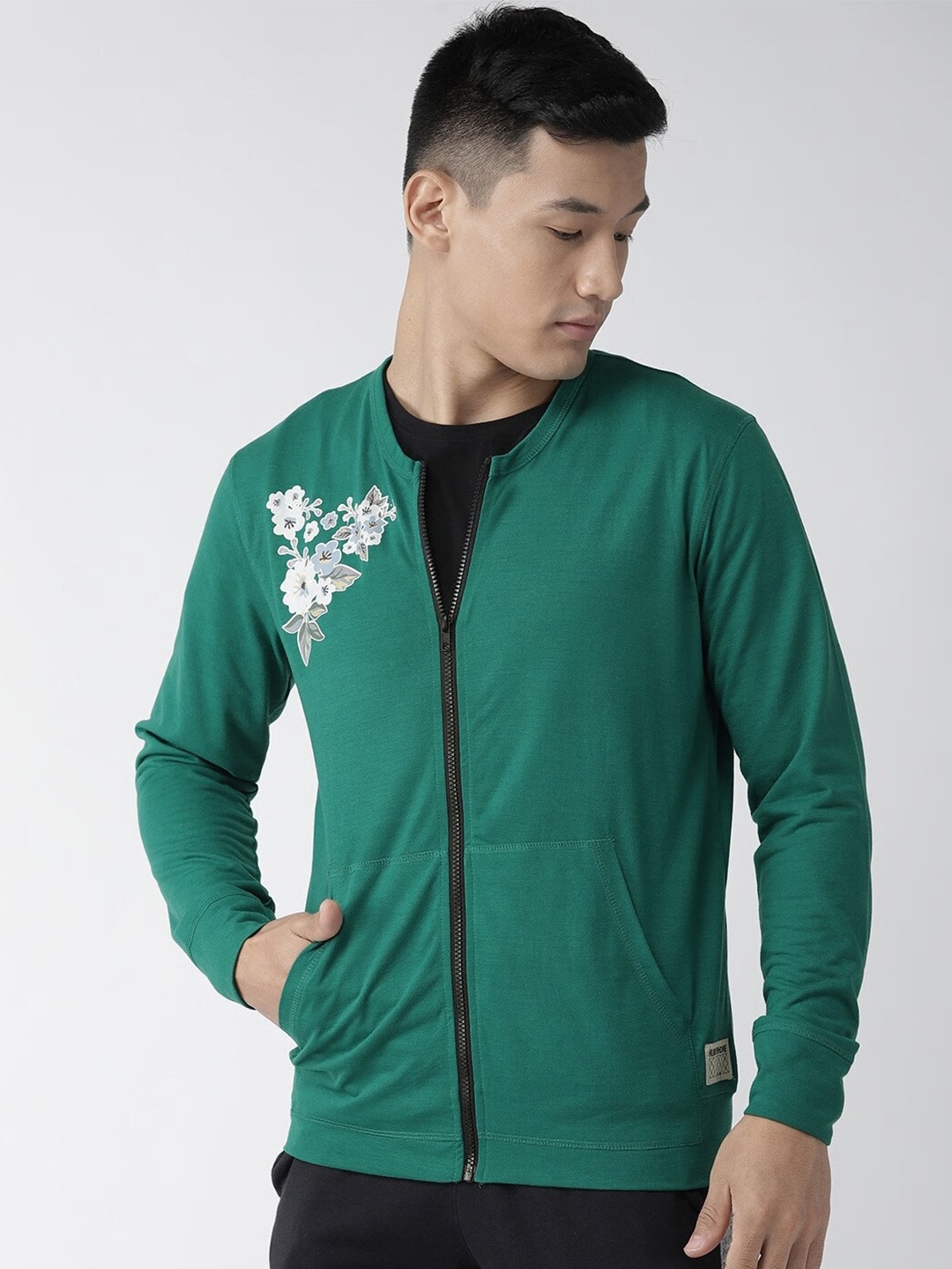 

Hubberholme Men Green Sweatshirt