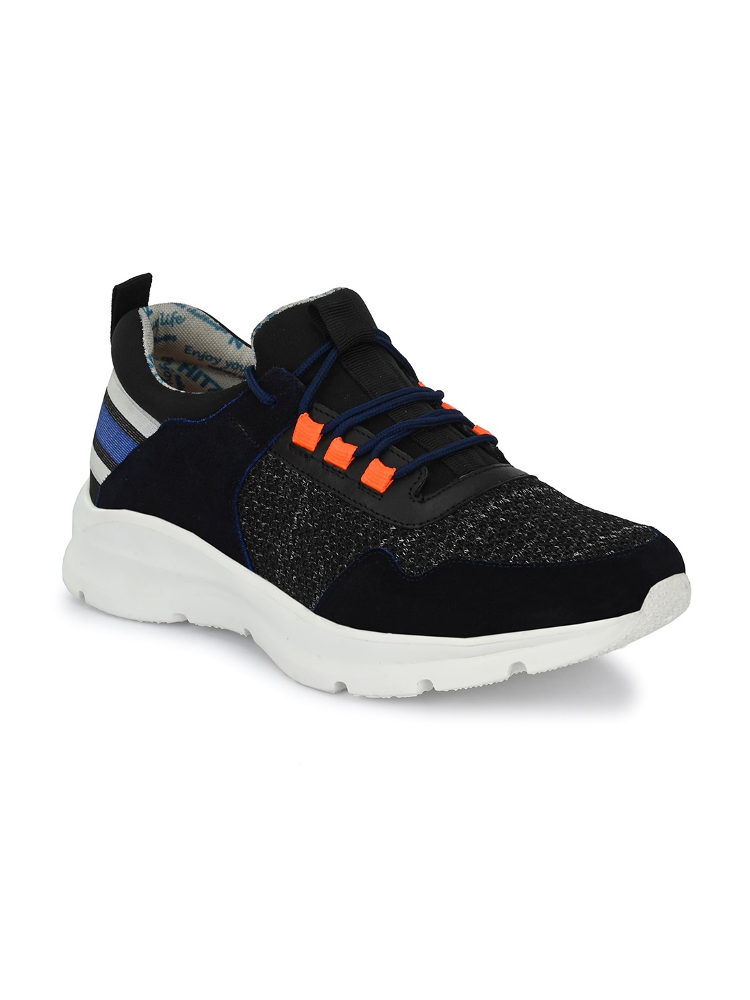 

Hitz Men Black Colourblocked Sneakers