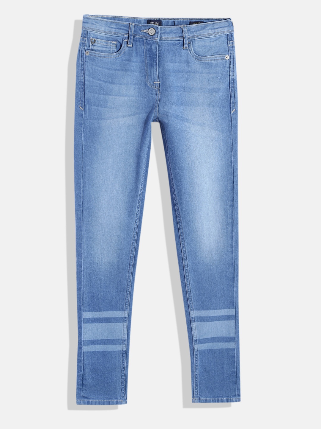 

Allen Solly Junior Girls Blue Slim Fit Heavy Fade Stretchable Jeans