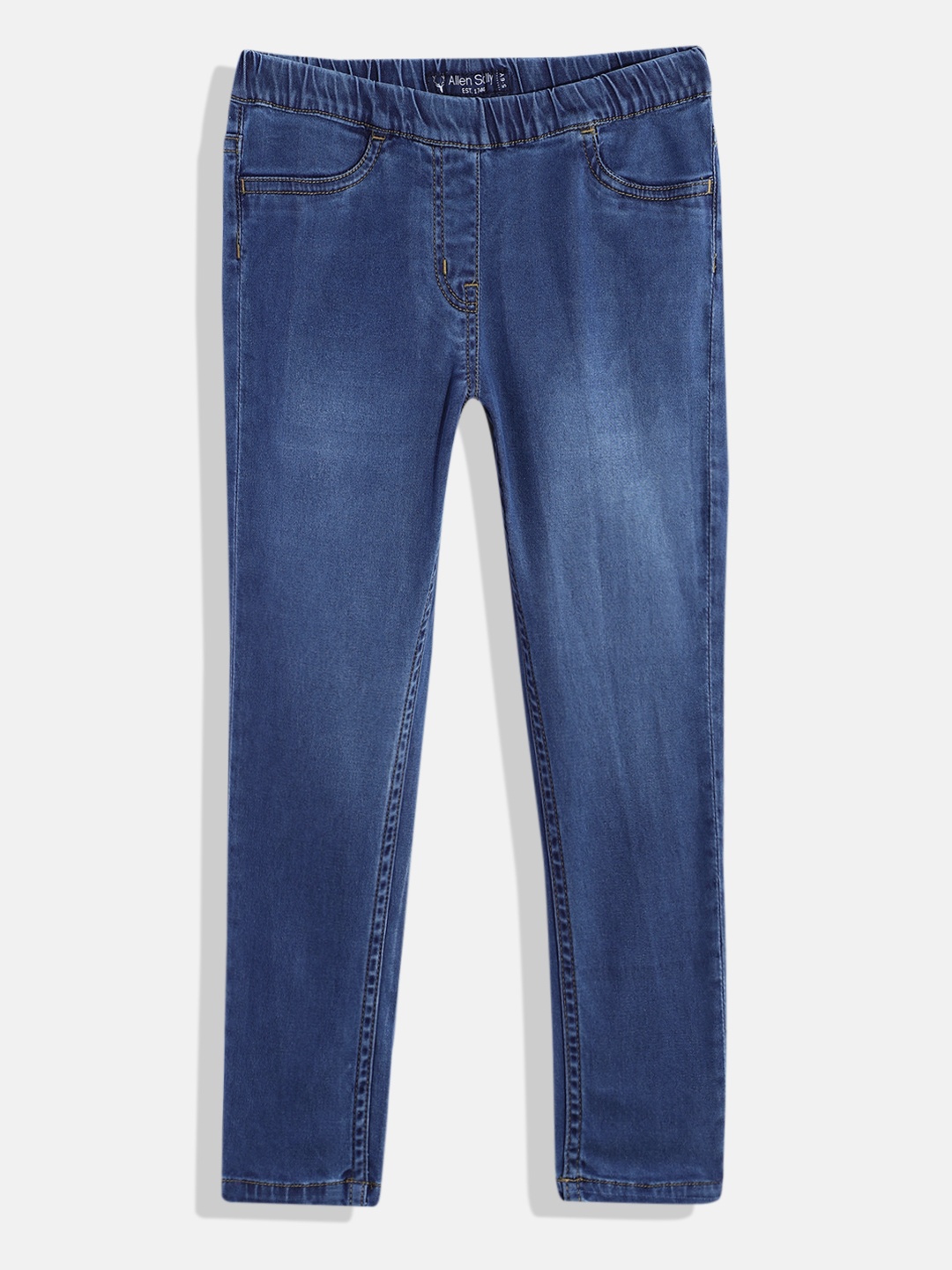 

Allen Solly Junior Girls Denim Jeggings, Blue