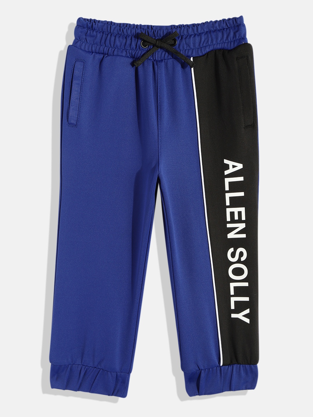 

Allen Solly Junior Boys Blue & Black Printed Joggers