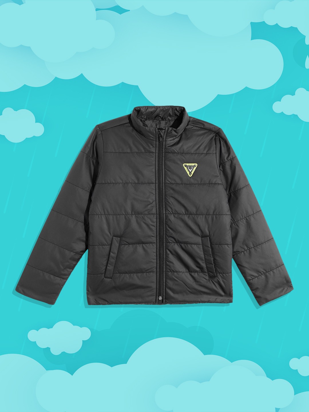 

Allen Solly Junior Boys Black Solid Padded Jacket