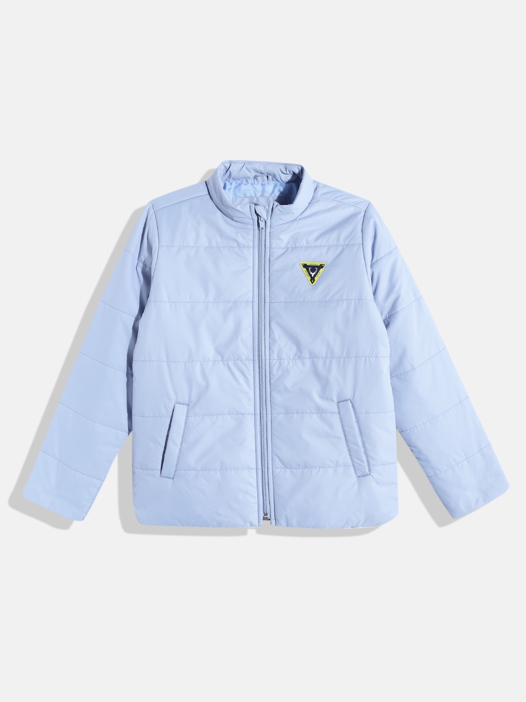 

Allen Solly Junior Boys Blue Mock Collar Padded Jacket