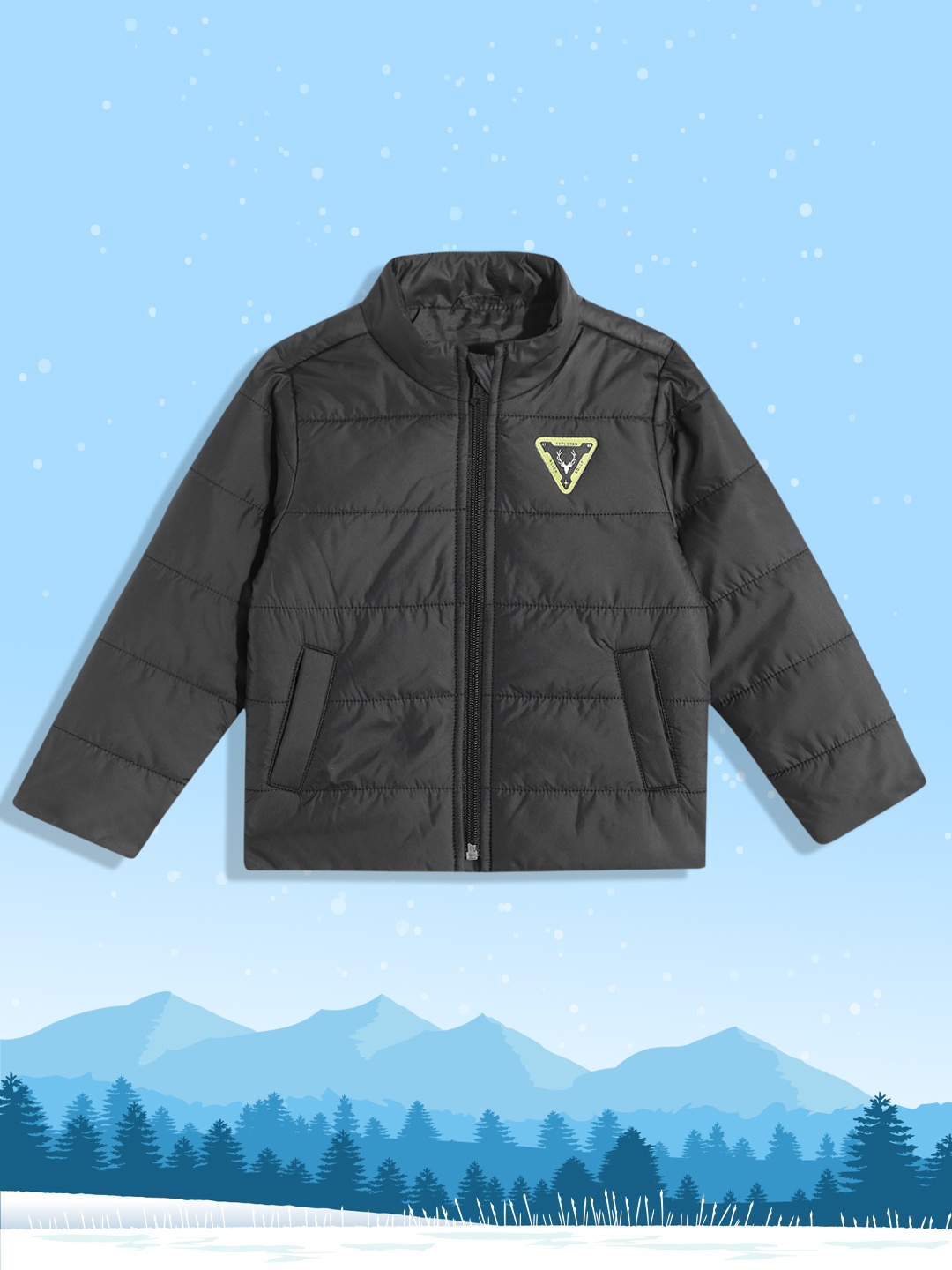 

Allen Solly Junior Boys Black Solid Padded Jacket