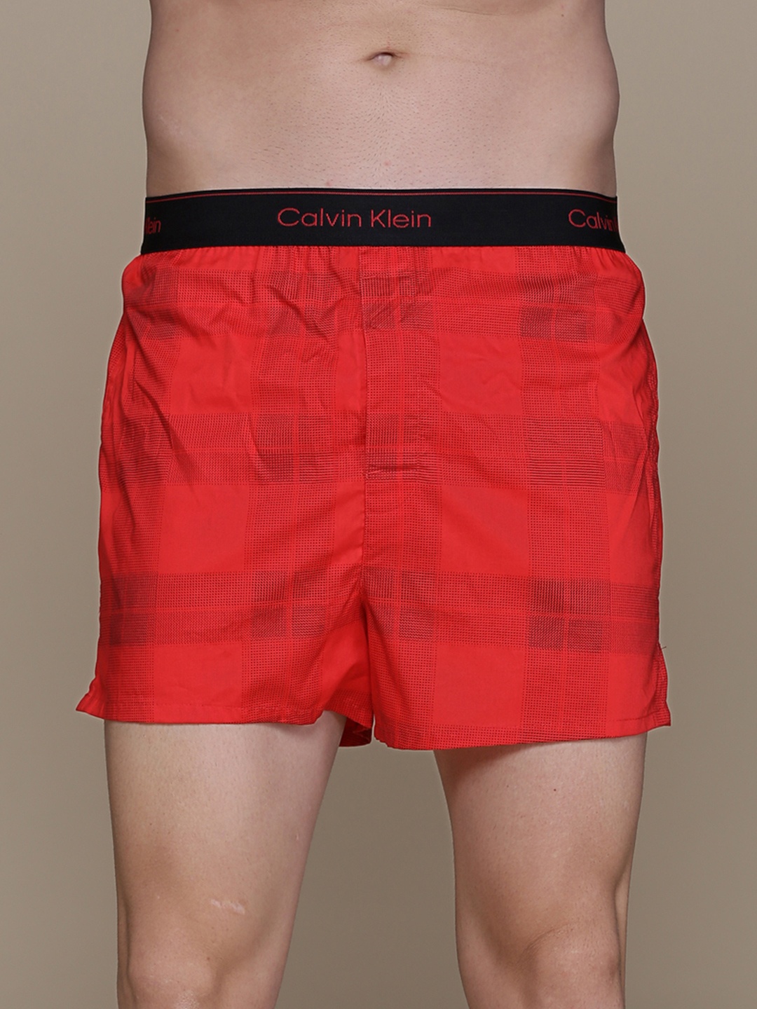 

Calvin Klein Underwear Men Red Checked Boxers NB33615VN