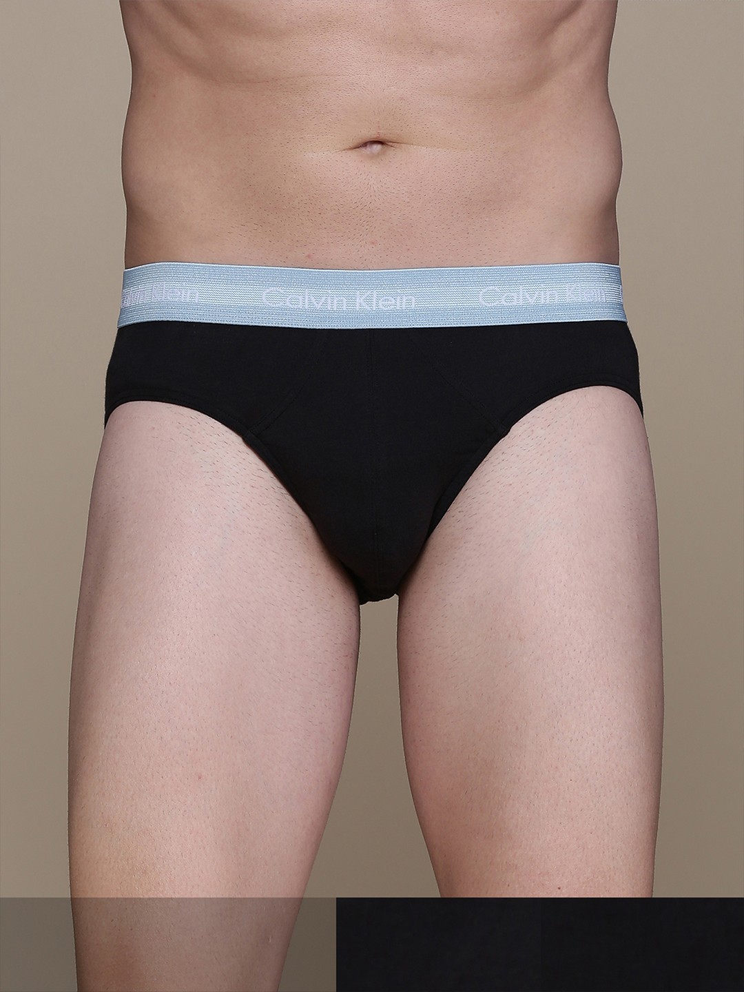 

Calvin Klein Underwear Men Pack Of 3 Solid Briefs- U26616EW, Black