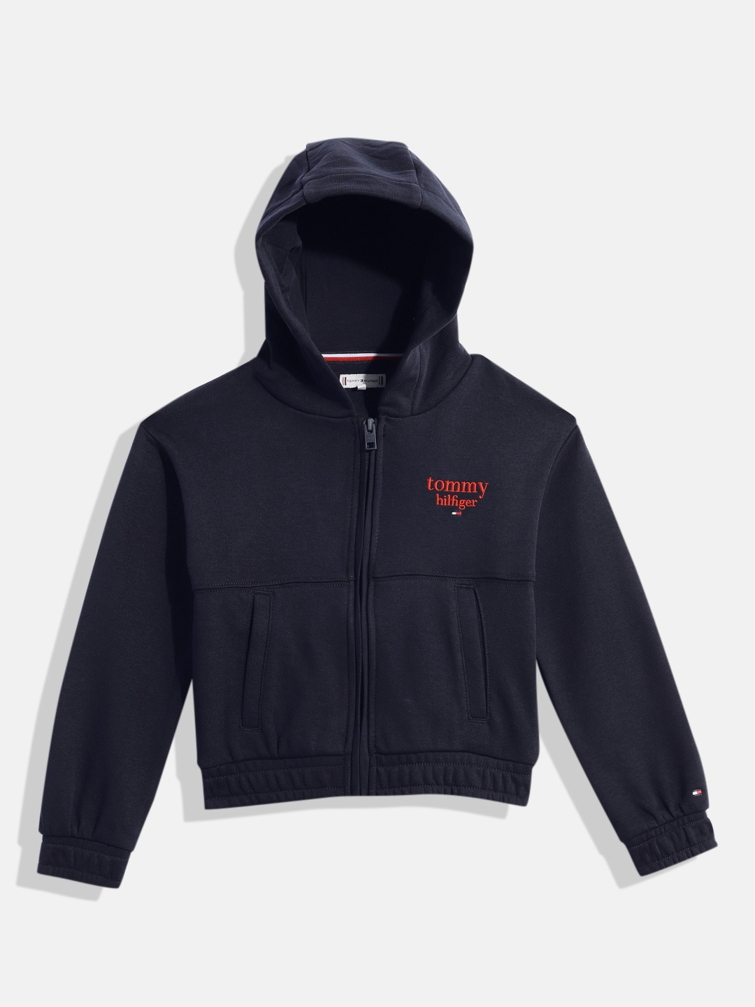 

Tommy Hilfiger Girls Blue Hooded Sweatshirt