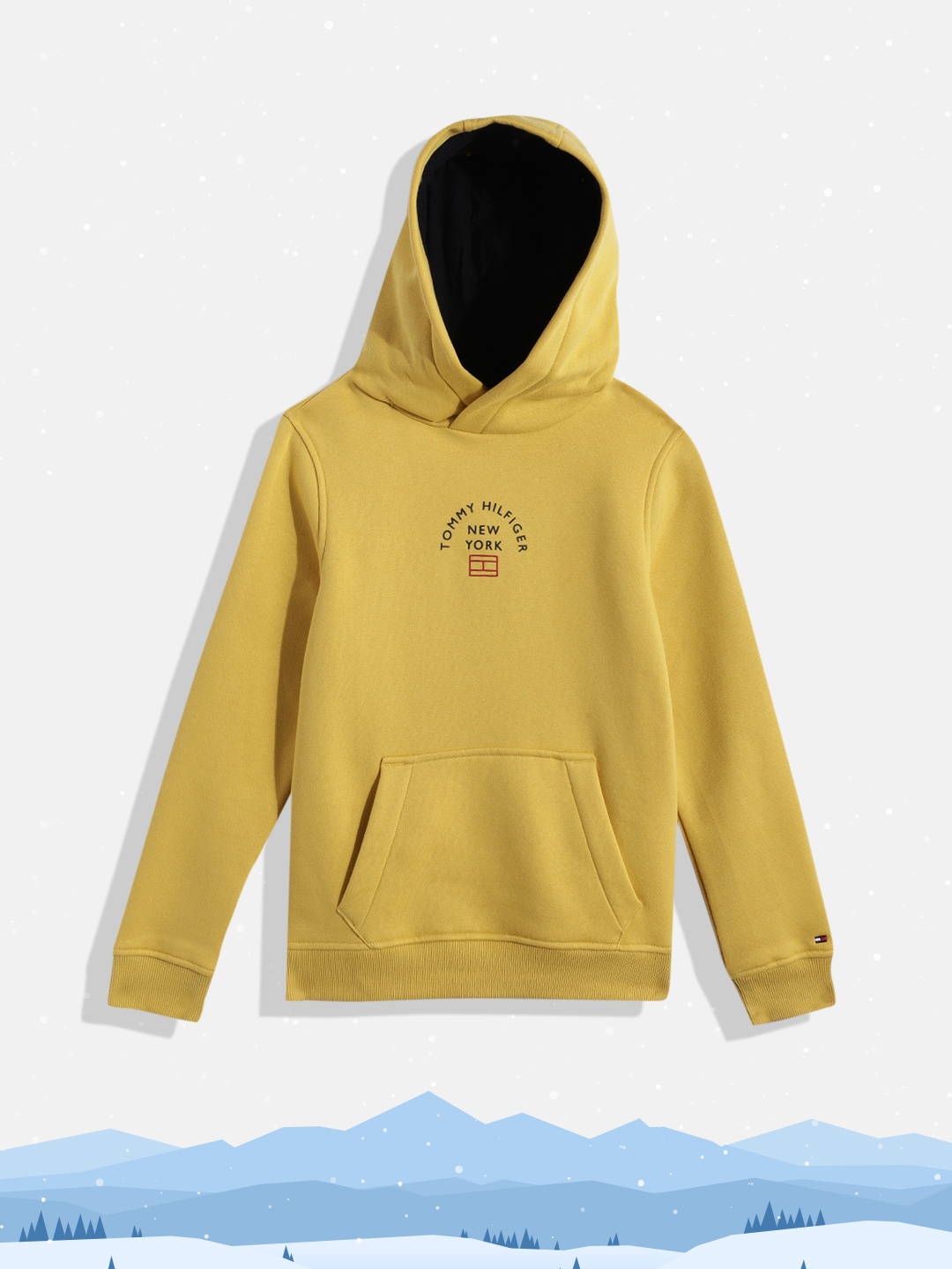 

Tommy Hilfiger Boys Yellow Hooded Sweatshirt