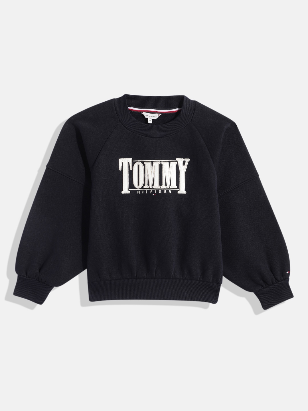 

Tommy Hilfiger Girls Brand Logo Embroidery Sweatshirt, Navy blue