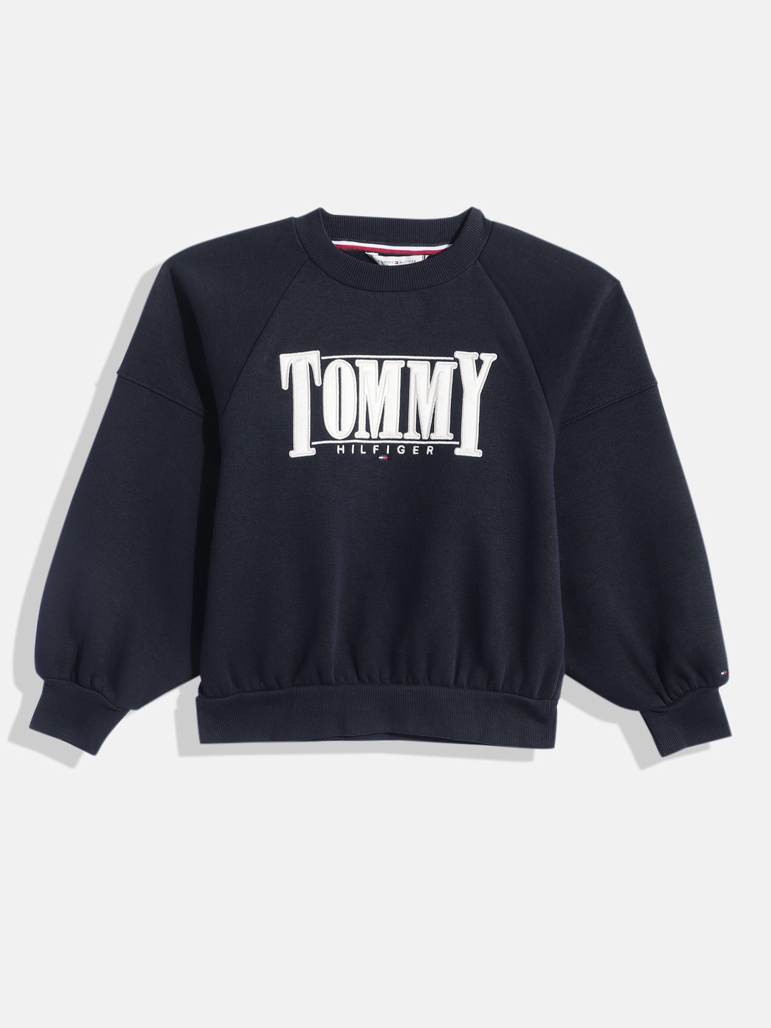 

Tommy Hilfiger Girls Brand Logo Embroidery Sweatshirt, Navy blue