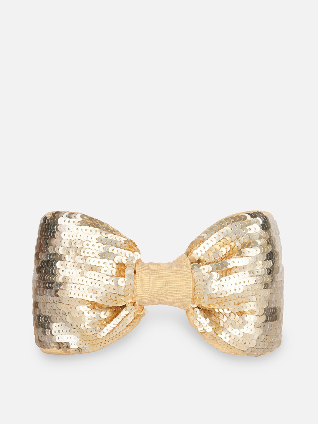 

MISSY Women Golden Sequin Embellished Hairband, Gold