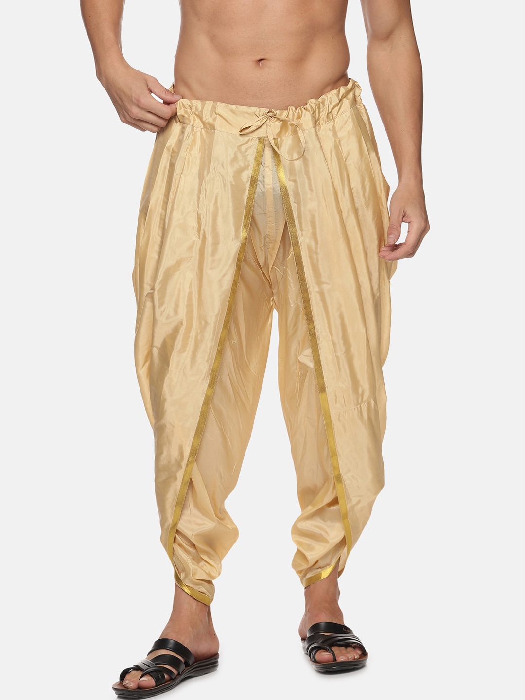 

Sethukrishna Men Beige Solid Dhotis