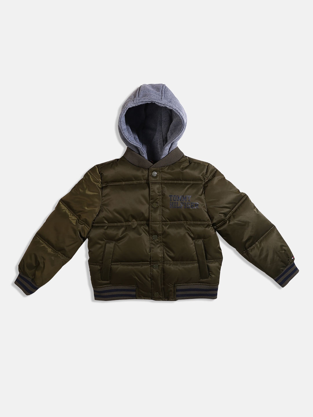 

Tommy Hilfiger Boys Olive Green Bomber Jacket