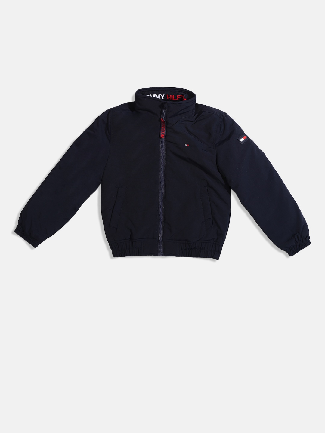 

Tommy Hilfiger Boys Solid Bomber Jacket, Navy blue