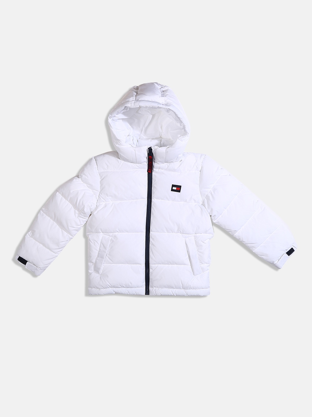 

Tommy Hilfiger Boys Solid Puffer Jacket, White