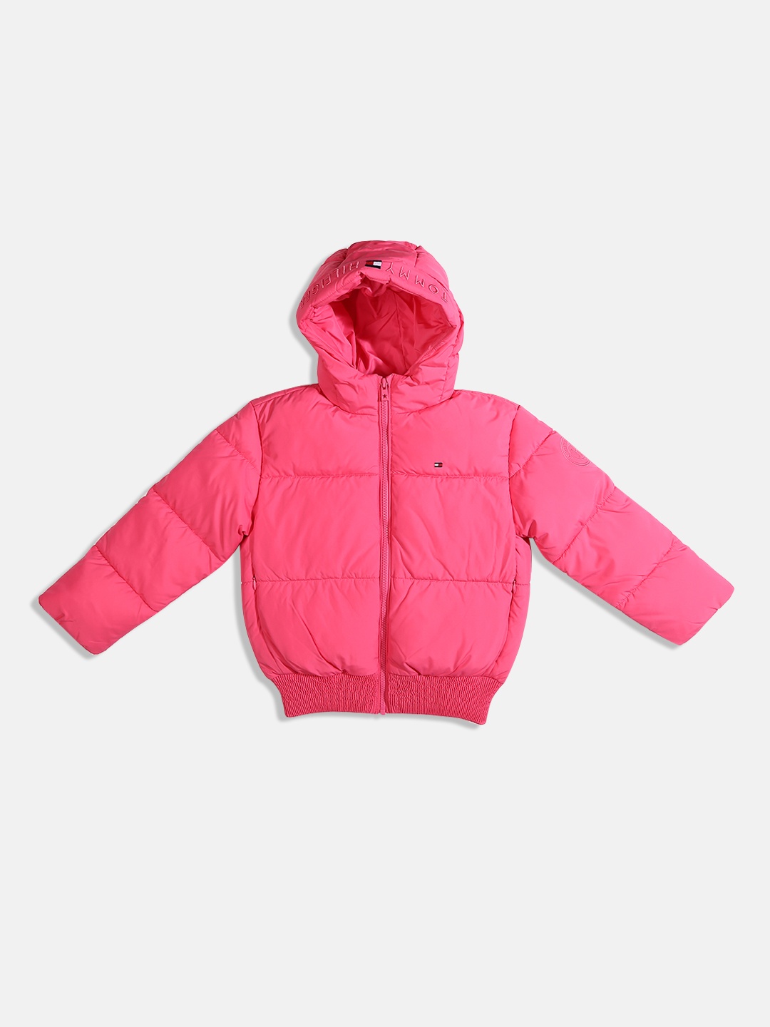 

Tommy Hilfiger Girls Solid Puffer Jacket, Pink