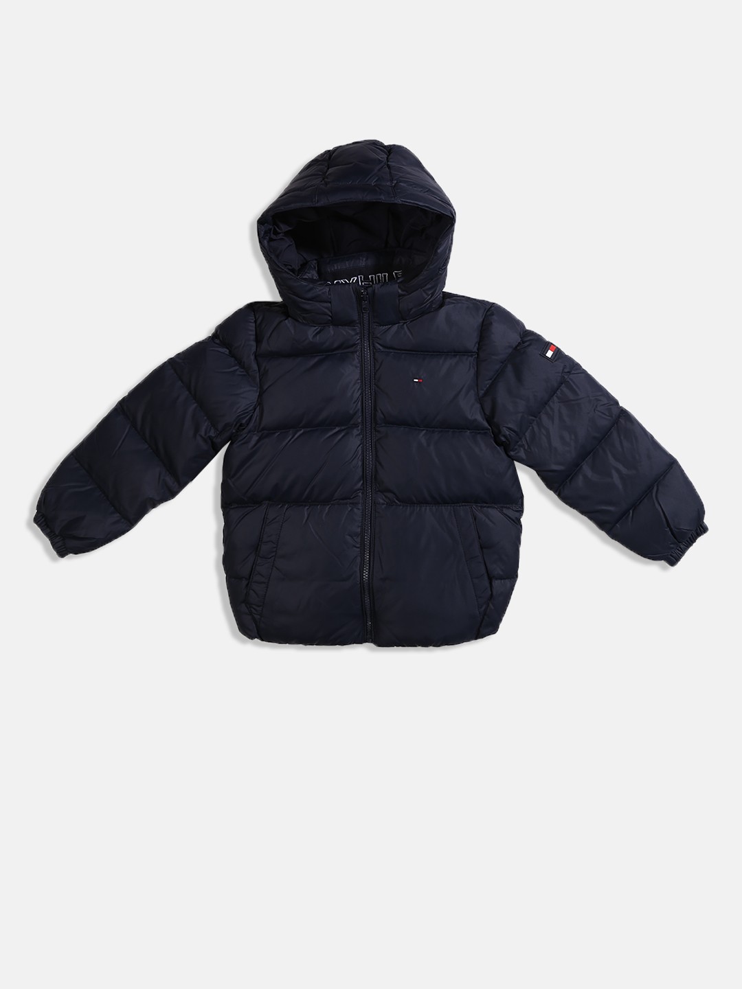 

Tommy Hilfiger Boys Solid Puffer Jacket, Navy blue