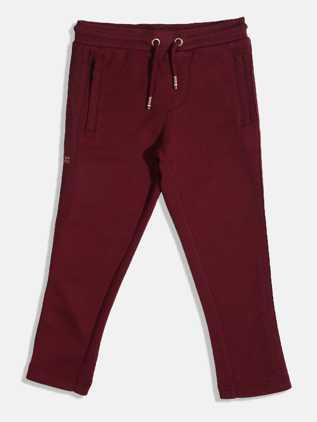 

Tommy Hilfiger Boys Regular Fit Track Pants, Maroon