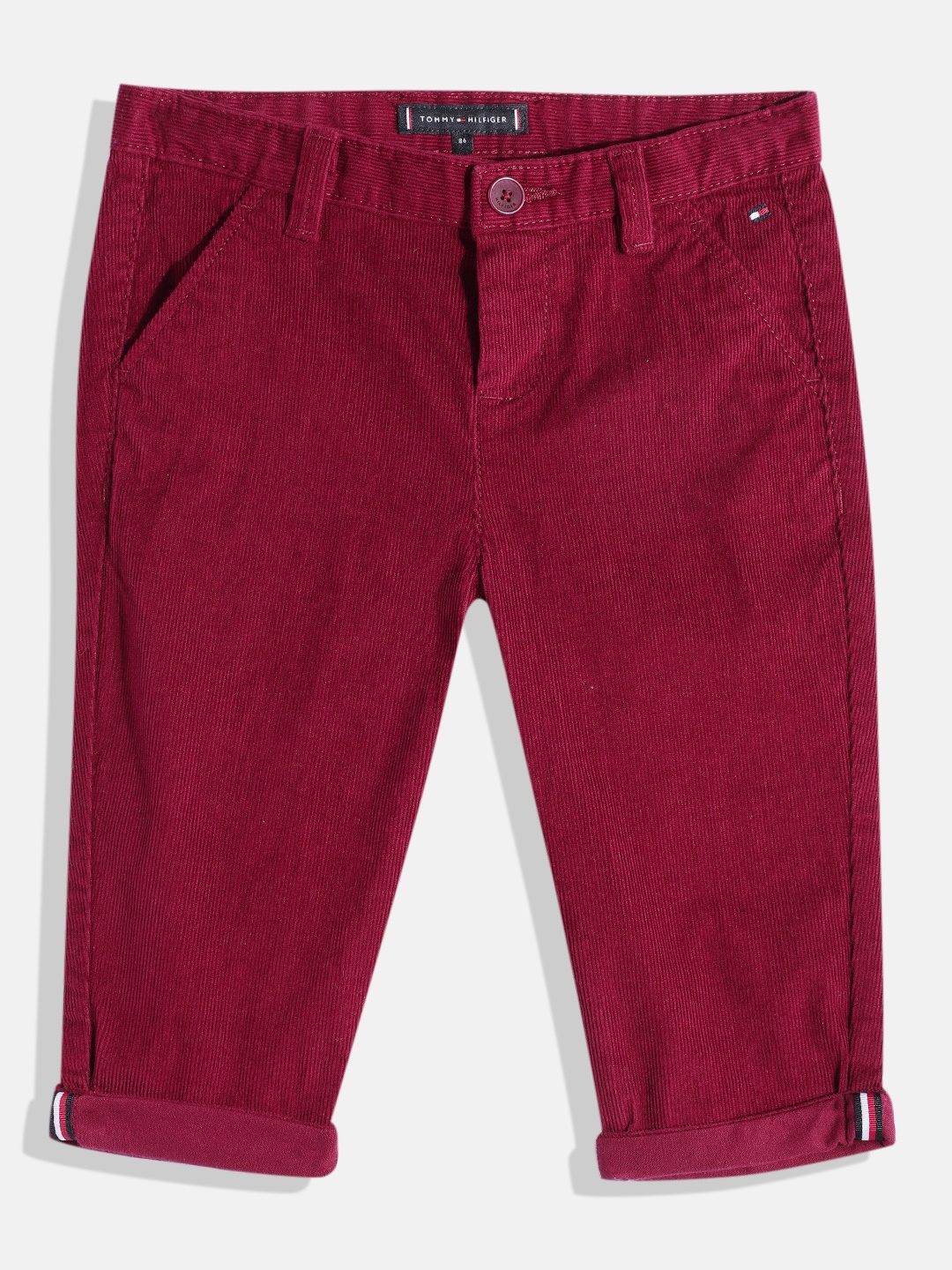 

Tommy Hilfiger Boys Corduroy Chinos, Red