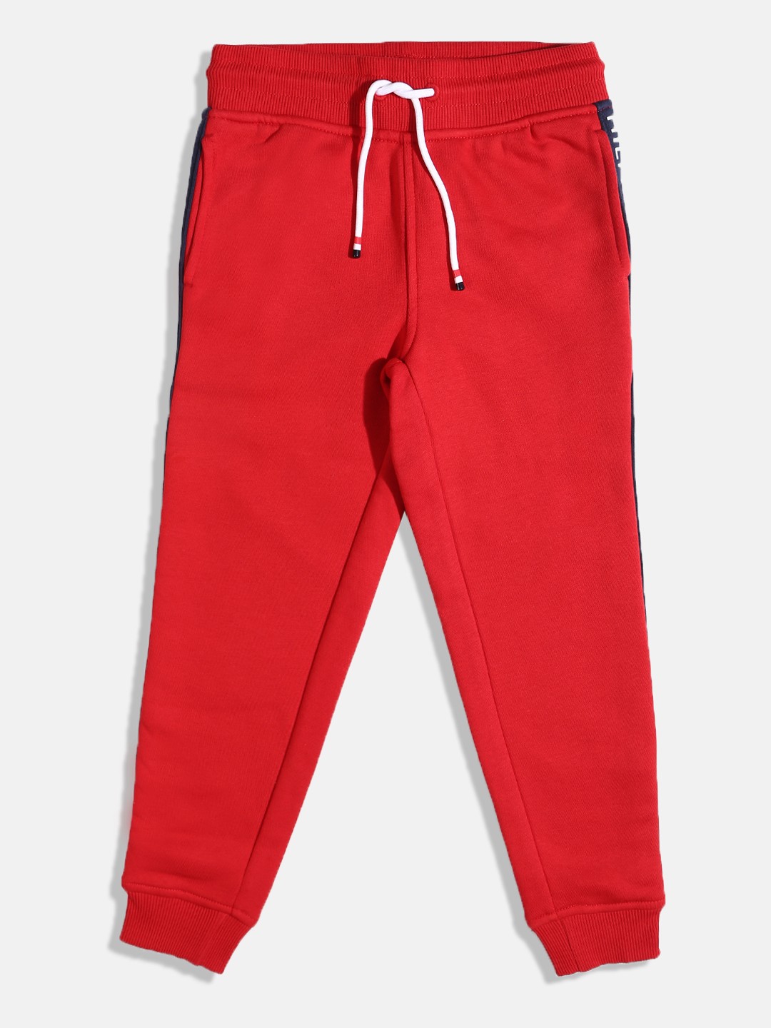 

Tommy Hilfiger Boys Regular Fit Joggers, Red