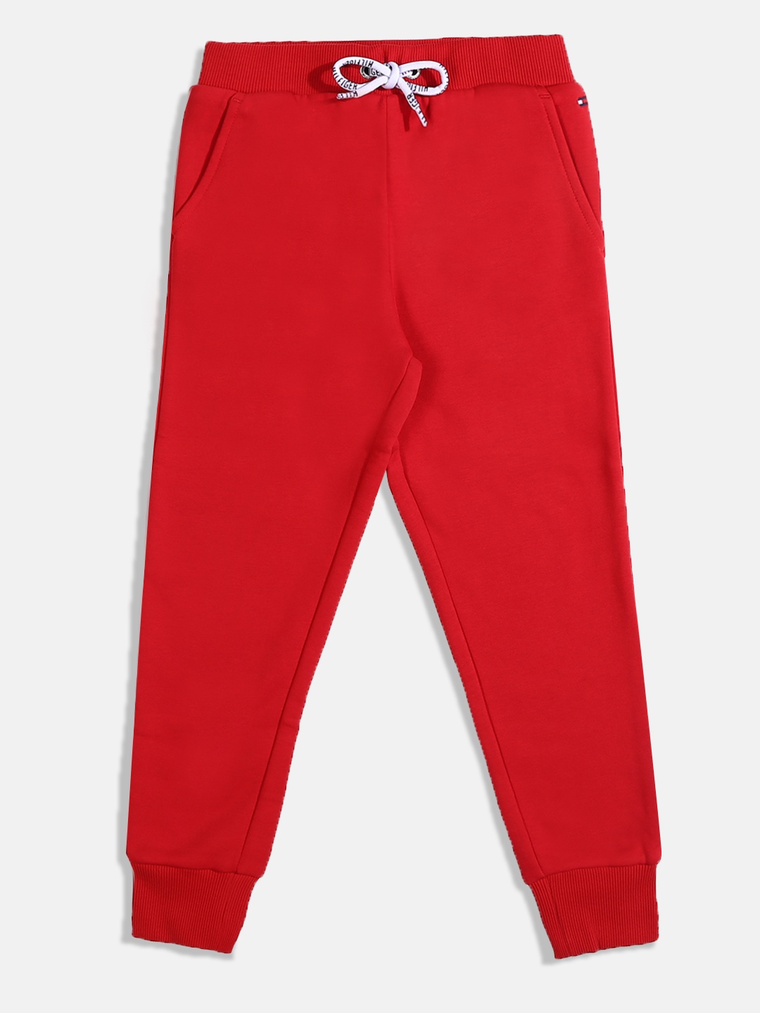 

Tommy Hilfiger Girls Regular Fit Joggers, Red