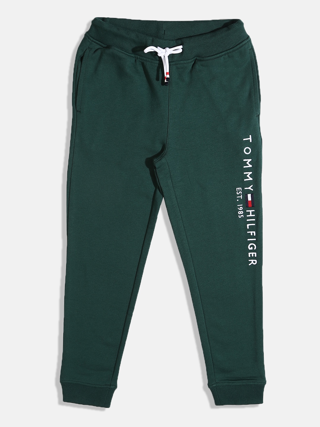 

Tommy Hilfiger Boys Regular Fit Joggers, Green