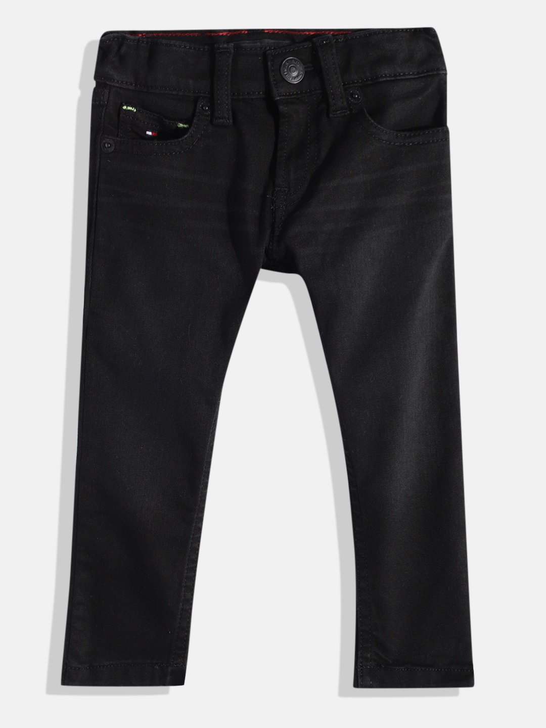 

Tommy Hilfiger Boys Slim Fit Stretchable Jeans, Black