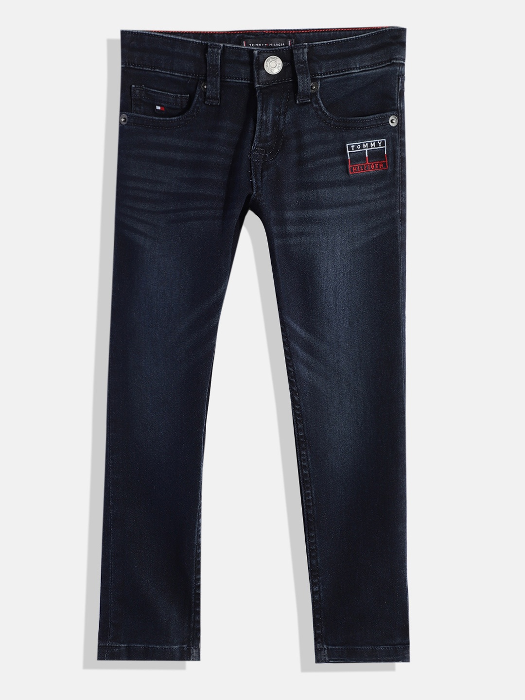 

Tommy Hilfiger Boys Light Fade Stretchable Jeans, Navy blue