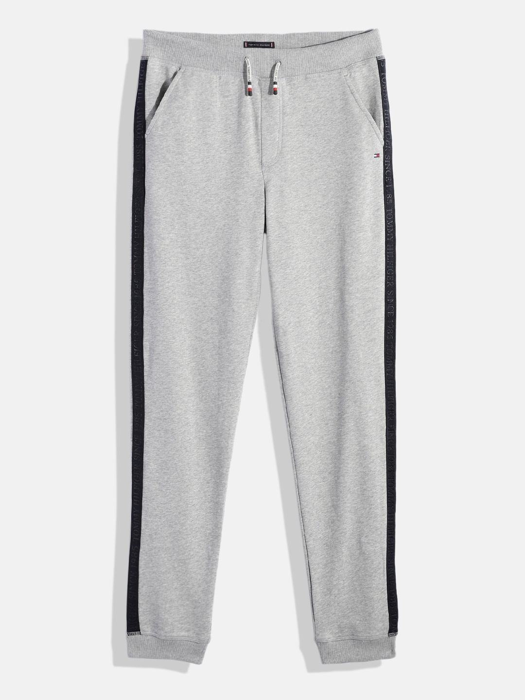 

Tommy Hilfiger Boys Grey Melange Regular Fit Joggers