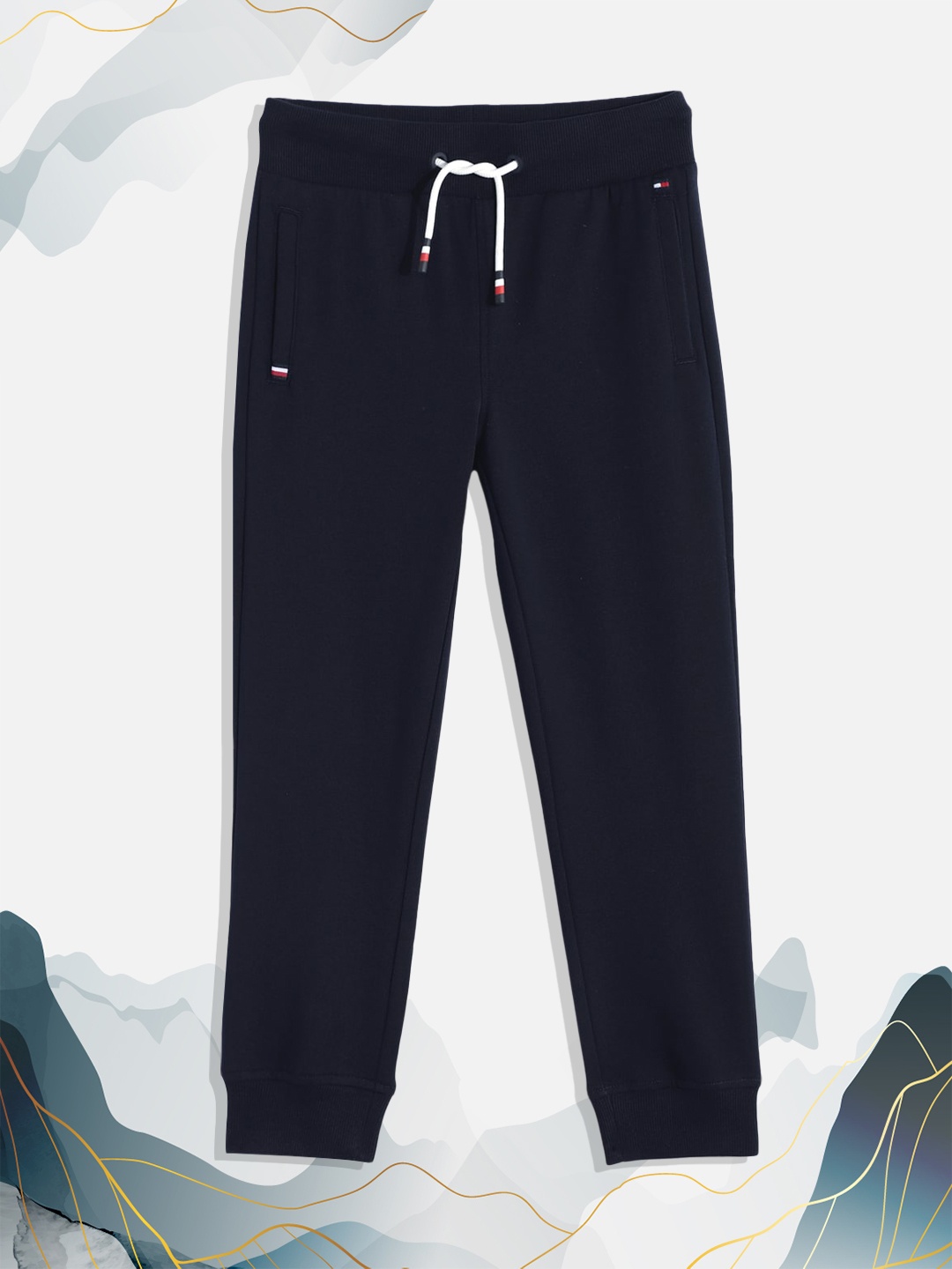 

Tommy Hilfiger Boys Navy Blue Regular Fit Joggers